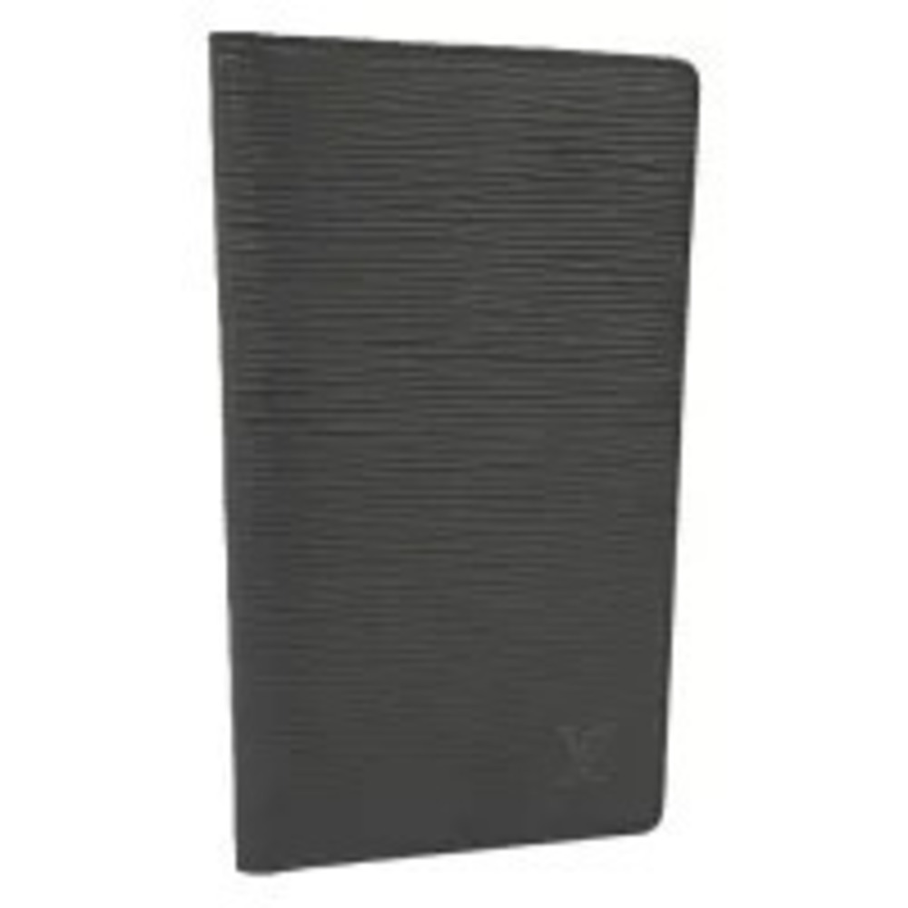LOUIS VUITTON Portecarte Credit Billfold Long Wallet Epi Leather Noir Black